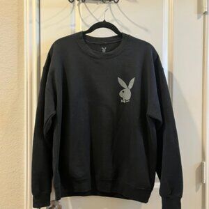 Men's Black Sweatshirt - Premium Comfort Fleece Pullover